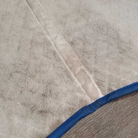 Quilt Jumper Saddle Pad *gc, hair, pills, stains, mnr threads, dirt