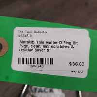 Thin Hunter D Ring Bit *vgc, clean, mnr scratches & residue
