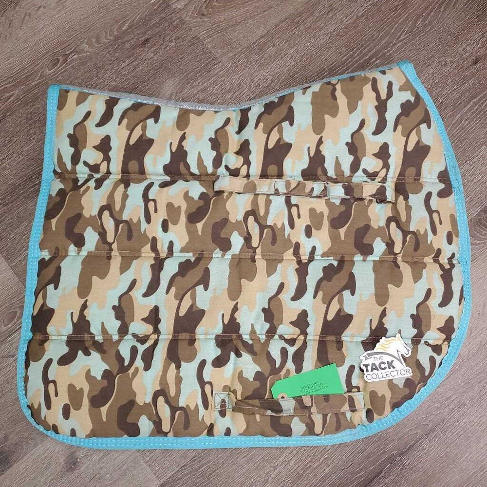 Thick Quilt Jumper Saddle Pad *gc, clean, puckers, faded, mnr film, holes, hair, stains, rubs