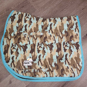 Thick Quilt Jumper Saddle Pad *gc, clean, puckers, faded, mnr film, holes, hair, stains, rubs