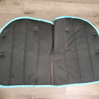 Thick Quilt Jumper Saddle Pad *gc, clean, puckers, faded, mnr film, holes, hair, stains, rubs