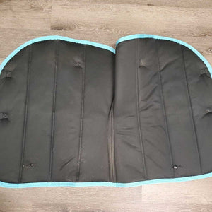 Thick Quilt Jumper Saddle Pad *gc, clean, puckers, faded, mnr film, holes, hair, stains, rubs