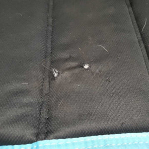 Thick Quilt Jumper Saddle Pad *gc, clean, puckers, faded, mnr film, holes, hair, stains, rubs