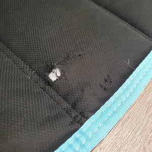 Thick Quilt Jumper Saddle Pad *gc, clean, puckers, faded, mnr film, holes, hair, stains, rubs