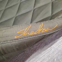 Thick Quilt Jumper Saddle Pad *vgc, dirt, mnr hair, stains, pills, rubs, faded