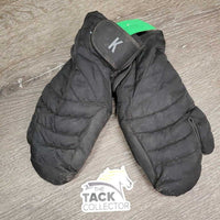 Fleece Lined Winter Riding Mitts *gc, v.dirty, mnr faded
