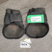 Neoprene Hind Boots, velcro *gc, scratches, dirty, scuffs, scrapes, faded, holey edge
