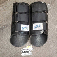 Pr Soft Rubber Neoprene Closed Boots, velcro, tags *new, mnr marks, stains?, scratches, dusty
