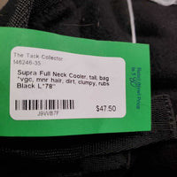 Full Neck Cooler, tail, bag *vgc, mnr hair, dirt, clumpy, rubs