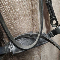 Padded Dressage Bridle, Crank, Flash, Web Reins, Navy Bag, tags *new
