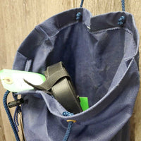 Padded Dressage Bridle, Crank, Flash, Web Reins, Navy Bag, tags *new
