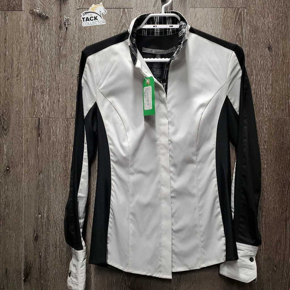 LS Sun Show Shirt, Mesh, magnetic collar *gc, seam puckers, rubs, pills, dingy