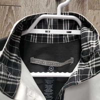 LS Sun Show Shirt, Mesh, magnetic collar *gc, seam puckers, rubs, pills, dingy