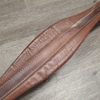 Leather Girth, 2x els *gc/fair, dirt, rubs, v.faded, mnr hairy seams, dry, v.stiff
