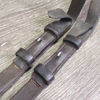 Rsd/FS Rubber Reins *fair, clean, residue, rubber: torn, v.rubbed, threads, holes
