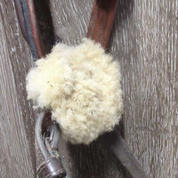 Rsd PaddedFigure 8 Bridle *gc, clean & dirty, stains, rubs, dents, stiff, dry
