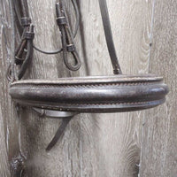 Rsd Padded Bridle *gc, dirty, rubs, scrapes, creases, v.tight keepers, xholes, splitting, dry, stiff
