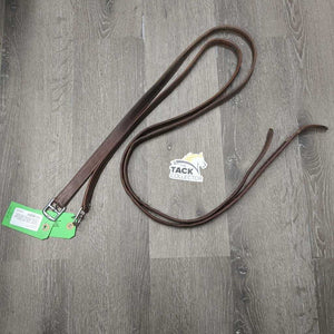 Pr Soft Lined Stirrup Leathers *vgc/gc, mnr dents, edge stitching: rubs/pulls, stains, rubs, scrapes & stretched holes