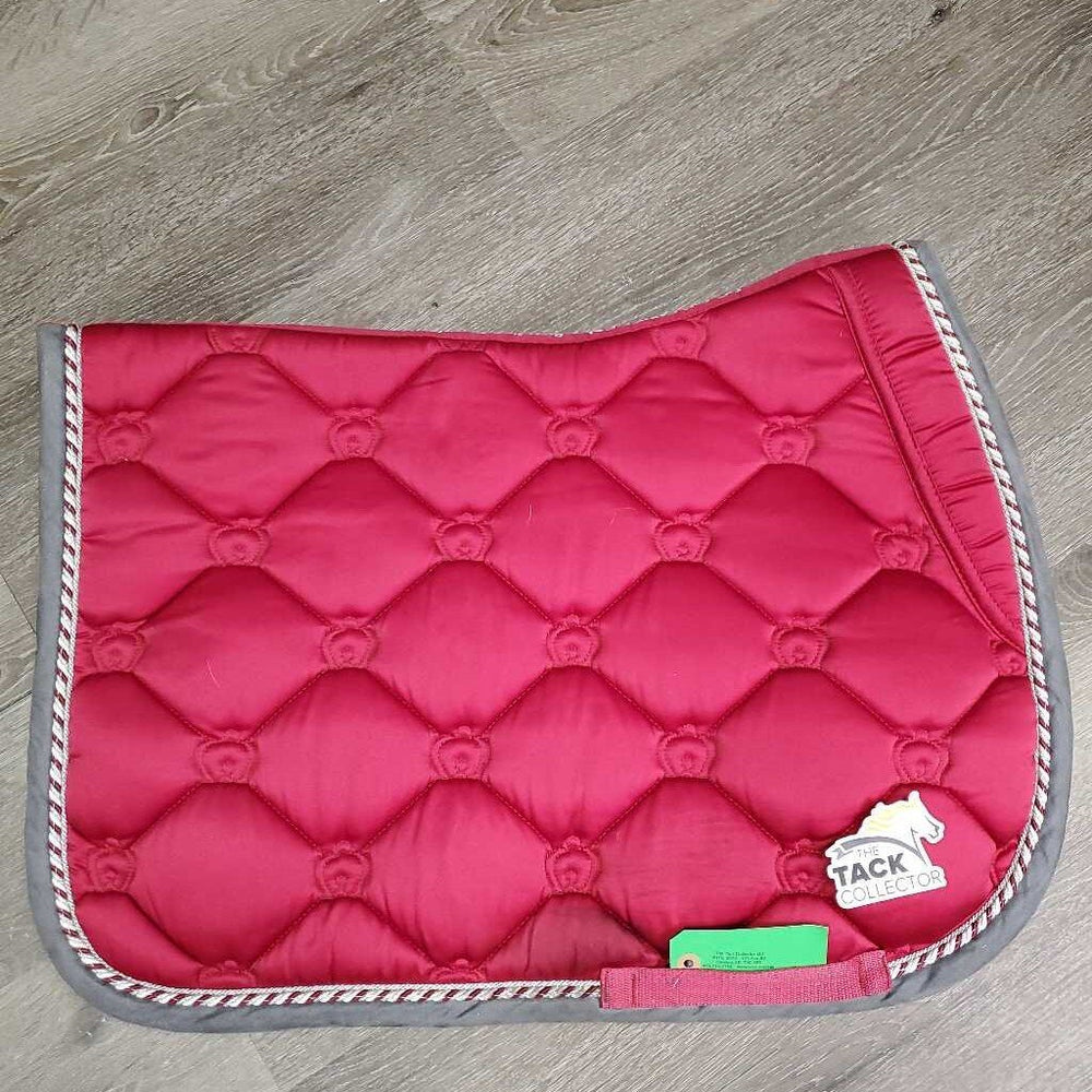 Quilt Jumper Saddle Pad, 2x Piping *vgc, clean, mnr hair, pills, rubs, stains, puckers