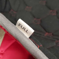 Quilt Jumper Saddle Pad, 2x Piping *vgc, clean, mnr hair, pills, rubs, stains, puckers