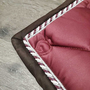 Quilt Jumper Saddle Pad, 2x Piping *vgc, clean, hair, mnr stains, rubs, puckers