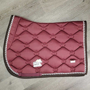 Quilt Jumper Saddle Pad, 2x Piping *vgc, clean, hair, mnr stains, rubs, puckers