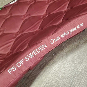 Quilt Jumper Saddle Pad, 2x Piping *vgc, clean, hair, mnr stains, rubs, puckers