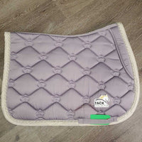 Quilt Jumper Saddle Pad, 2x Piping *gc, clean, stains, mnr hair, puckers, rubs, snags, threads
