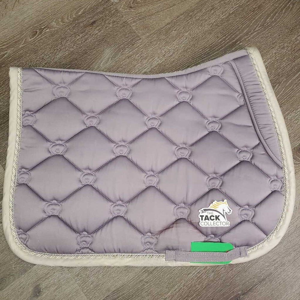 Quilt Jumper Saddle Pad, 2x Piping *gc, clean, stains, mnr hair, puckers, rubs, snags, threads