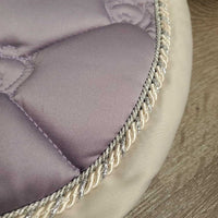 Quilt Jumper Saddle Pad, 2x Piping *gc, clean, stains, mnr hair, puckers, rubs, snags, threads
