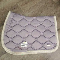 Quilt Jumper Saddle Pad, 2x Piping *gc, clean, stains, mnr hair, puckers, rubs, snags, threads
