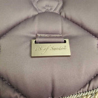Quilt Jumper Saddle Pad, 2x Piping *gc, clean, stains, mnr hair, puckers, rubs, snags, threads
