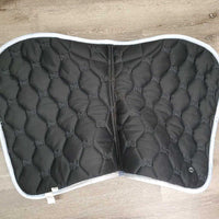 Quilt Jumper Saddle Pad, 2x Piping *vgc/gc, clean, hair, mnr rubs, undone stitch, stains, threads, puckers
