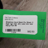Hard Mesh Fly Sheet, 0 legs *gc, hair, dirt, rubs, mnr tear
