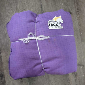 Hvy Winter Blanket, 2 legs *vgc, clean, 0 wpf, older, mnr hair, repairs, broken snap, faded, snags, rubs, binding frays