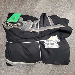 Hi Neck Rain Sheet, 2 legs *gc, 0 wpf, dirt, film, rubs, snags, frays, repairs, mnr stains