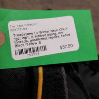 Lt Winter Neck ONLY *gc, wpf, v. rubbed piping, mnr threads, unstitched, repairs, faded