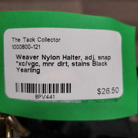 Nylon Halter, adj, snap *xc/vgc, mnr dirt, stains
