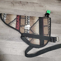 Fleece & Light Navajo Top Bareback Pad, Nylon Girth *vgc, clean, mnr dirt/residue, hair, rust & stains