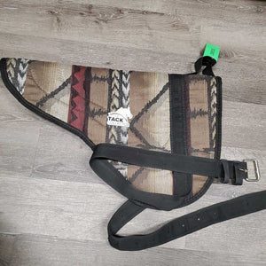 Fleece & Light Navajo Top Bareback Pad, Nylon Girth *vgc, clean, mnr dirt/residue, hair, rust & stains