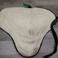 Fleece & Light Navajo Top Bareback Pad, Nylon Girth *vgc, clean, mnr dirt/residue, hair, rust & stains
