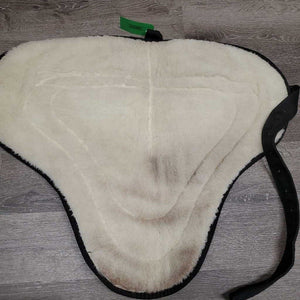 Fleece & Light Navajo Top Bareback Pad, Nylon Girth *vgc, clean, mnr dirt/residue, hair, rust & stains