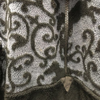 Hvy Fleece Sweater - Pull Over Jacket, 1/2 Zip Up *gc, mnr hair & clumpy, older
