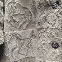 Hvy Fleece Jacket, Buttons *vgc, v.mnr rubs & clumpy
