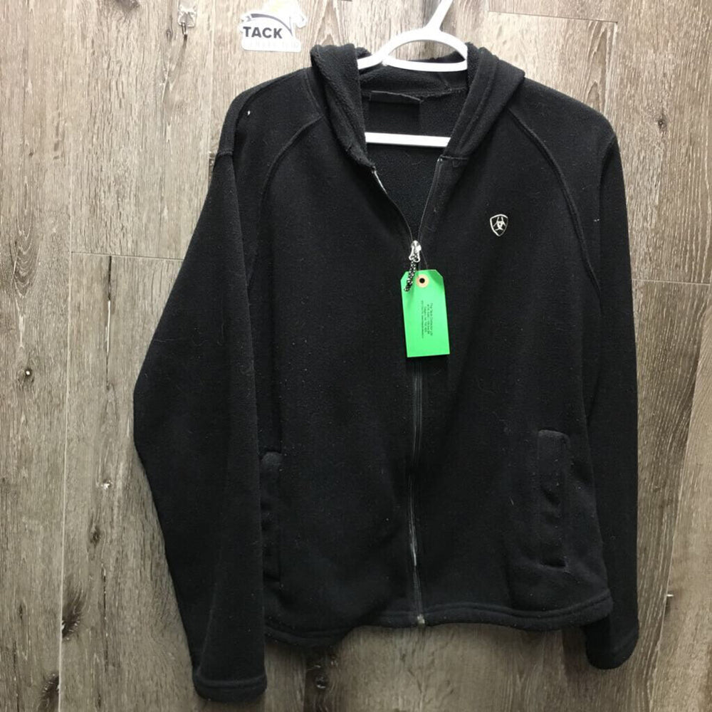 Fleece Sweater - Jacket, Zipepr *gc, v.pilly, hair, clumpy, rubs
