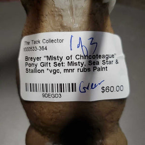 "Misty of Chincoteague" Pony Gift Set: Misty, Sea Star & Stallion *vgc, mnr rubs