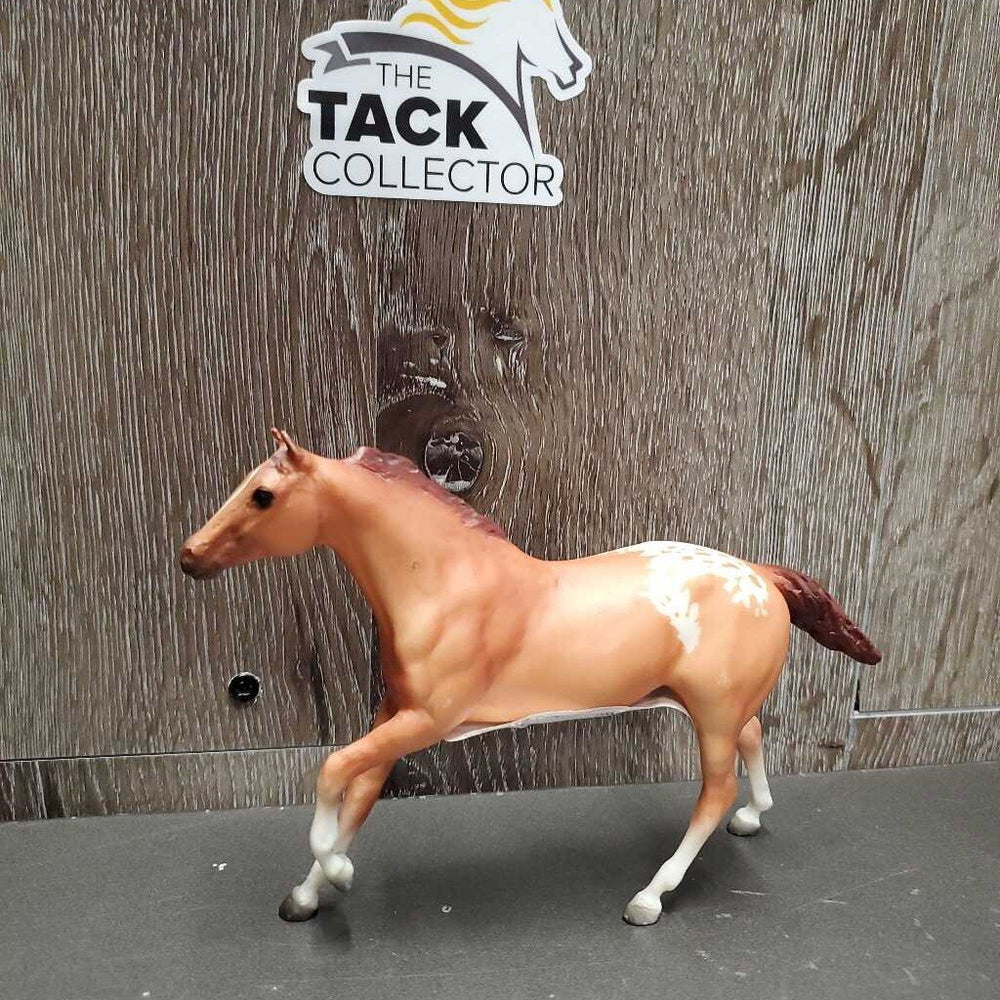 #1635 Little Bits/PAddock Pals Red Dun Appaloosa Thoroughbred Gelding *vgc, ear rubs, mnr scratches