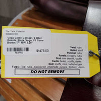 17" MW 5.25" Vega Close Contact, 2 Billet Guards, Black Vega 1/2 Cover, Wool/Felt Panels, Med Front & Back Blocks, Flaps: 13.25"l x 13"W Serial #: 17 N 2612105 M 2 -1.5