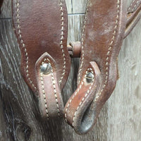 WesternBling Headstall, bling, Conchos *gc, stains, xholes, rubs, dirty, broken bling, scrapes
