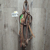 WesternBling Headstall, bling, Conchos *gc, stains, xholes, rubs, dirty, broken bling, scrapes
